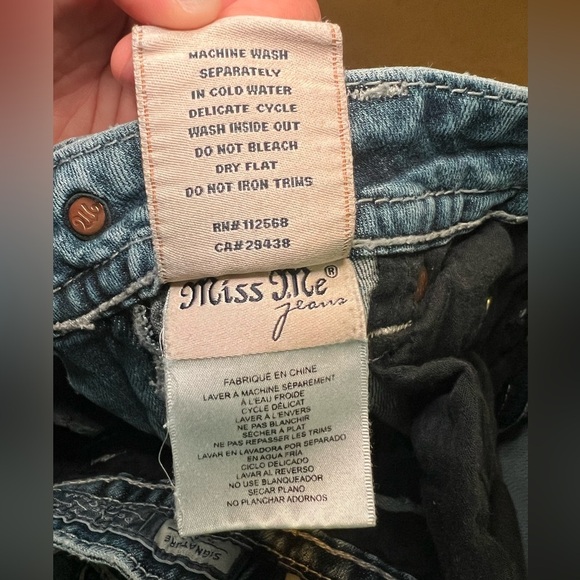 Miss Me Blue Jeans Women’s Size 27 bootcut Y2K - Picture 8 of 8